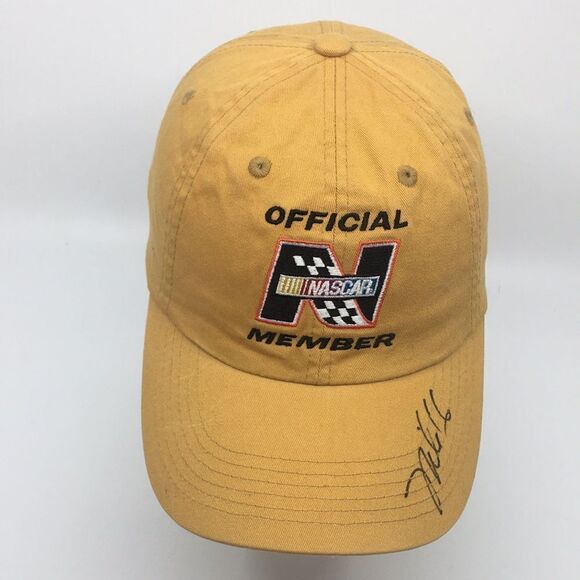 Official NASCAR Member signed autographed baseball cap hat 100% cotton - Picture 4 of 16